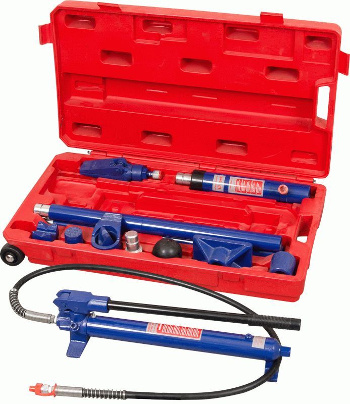 Набор гидравлического инструмента (гидравличекая растяжка), 10 т, кейс, 17 предметов МАСТАК 7-1017C