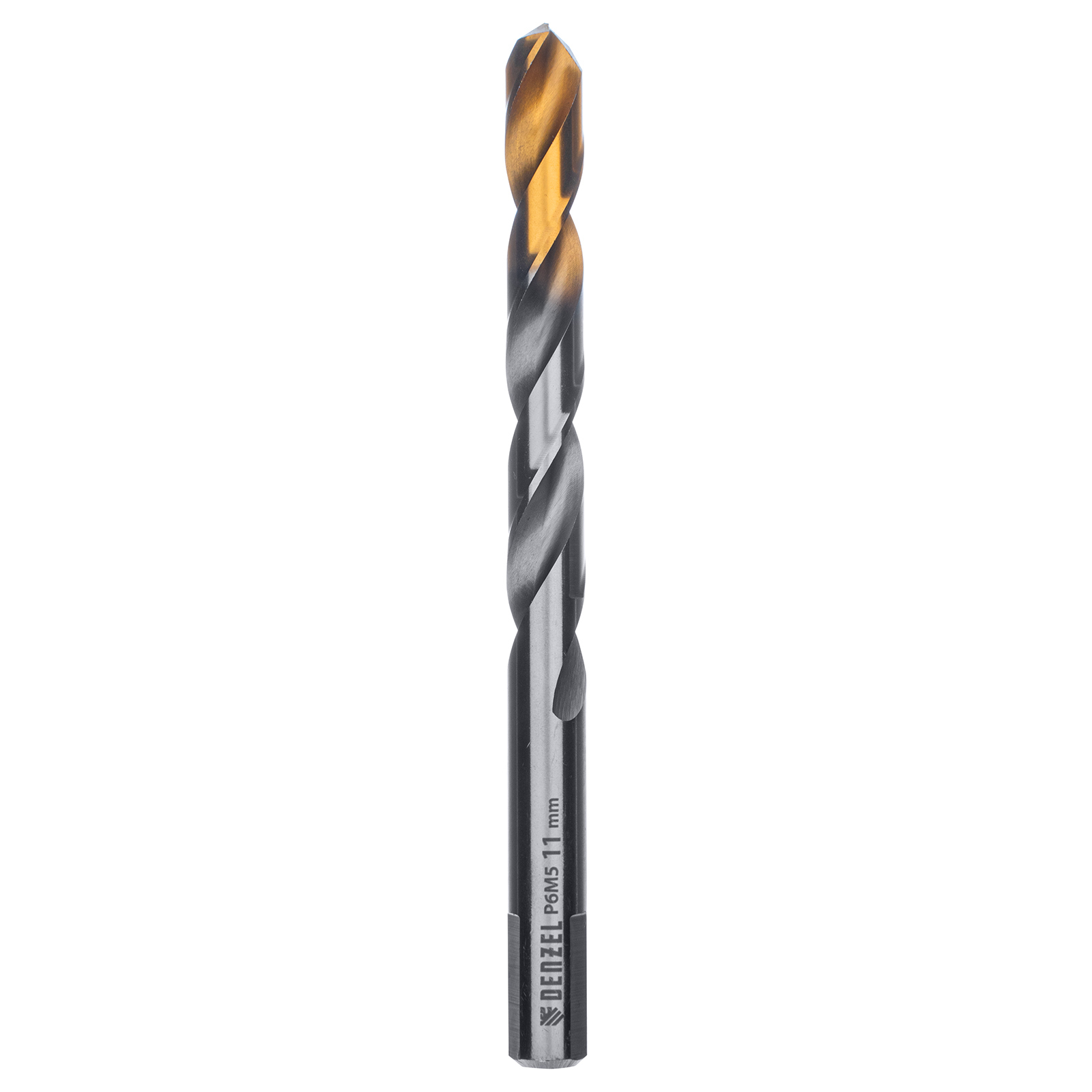 Сверло спиральное по металлу 11 x 142 мм, Р6М5, Golden Tip  Denzel