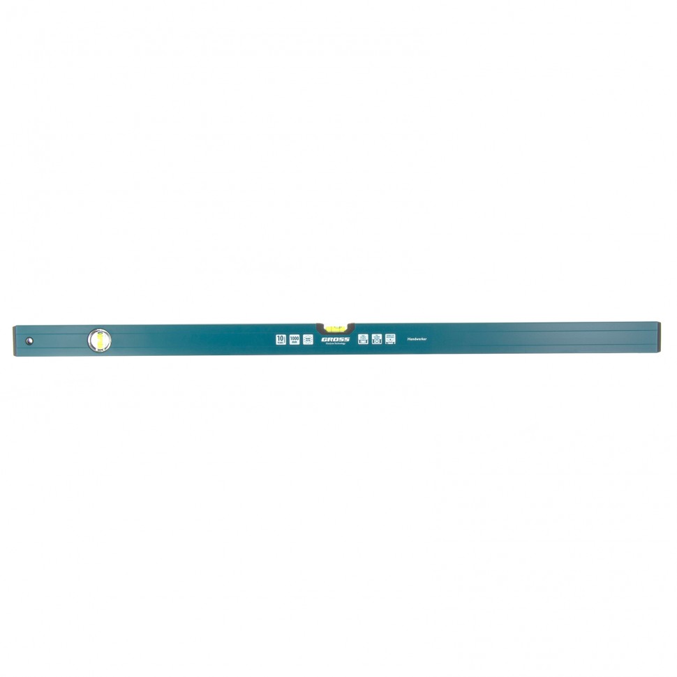 Уровень алюминиевый, 1200 мм, 2 глазка, HanD Werker Gross