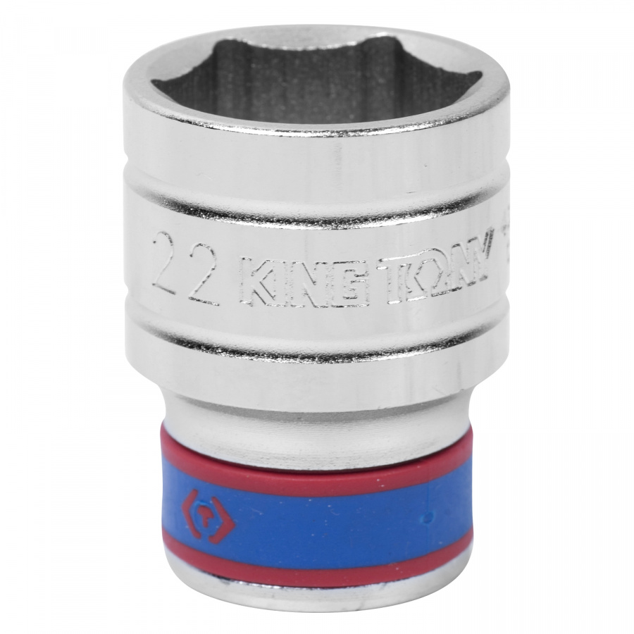 Головка торцевая стандартная шестигранная 1/2", 22 мм KING TONY 433522M