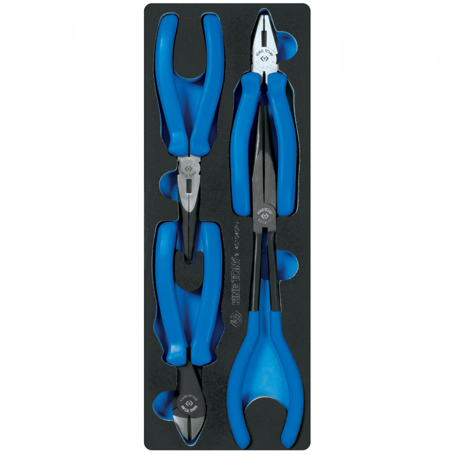 Набор пассатижей и бокорезов, ложемент, 4 предмета KING TONY 9-40104GPV