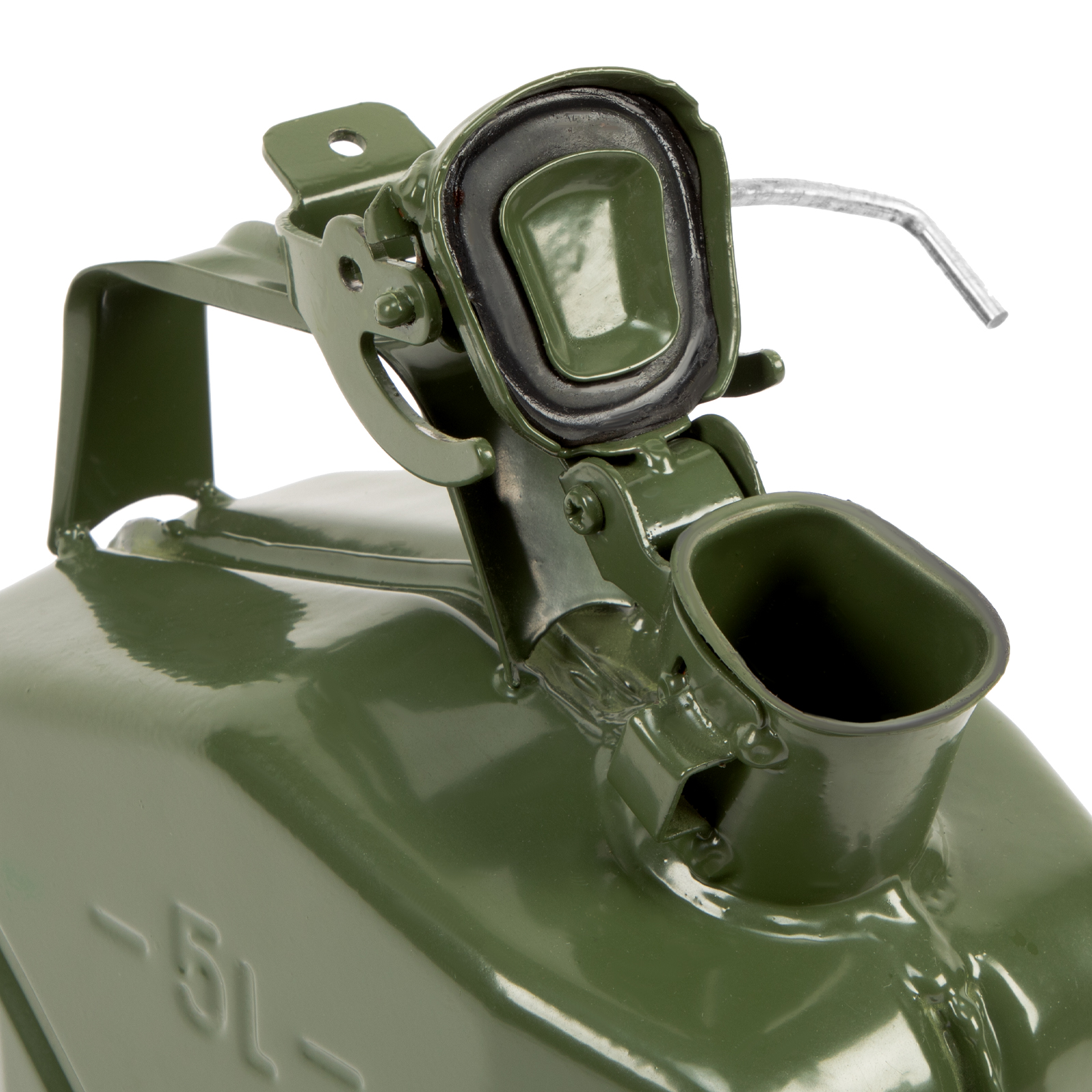 Канистра для топлива, металлическая, толщина стенок 0,8мм, 5 литров