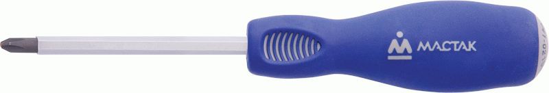 Отвертка крестовая Phillips №1, 75 мм, силовая, держатель МАСТАК 041-01752H