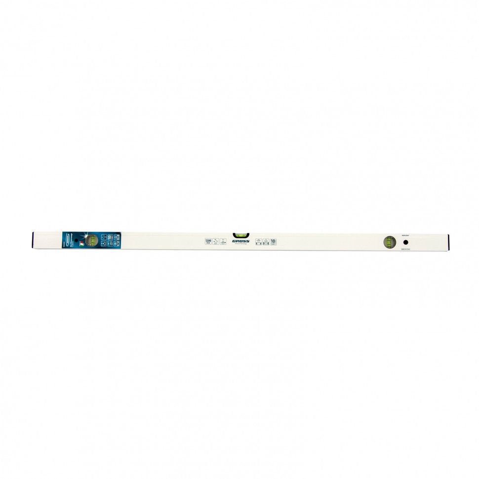 Уровень алюминиевый, 1200 мм, фрезерованный, 3 глазка, магнитный Gross