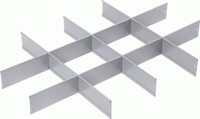 Металлический лоток (разделитель) для ящика инструментальной тележки, 580х406 мм МАСТАК 513-00581