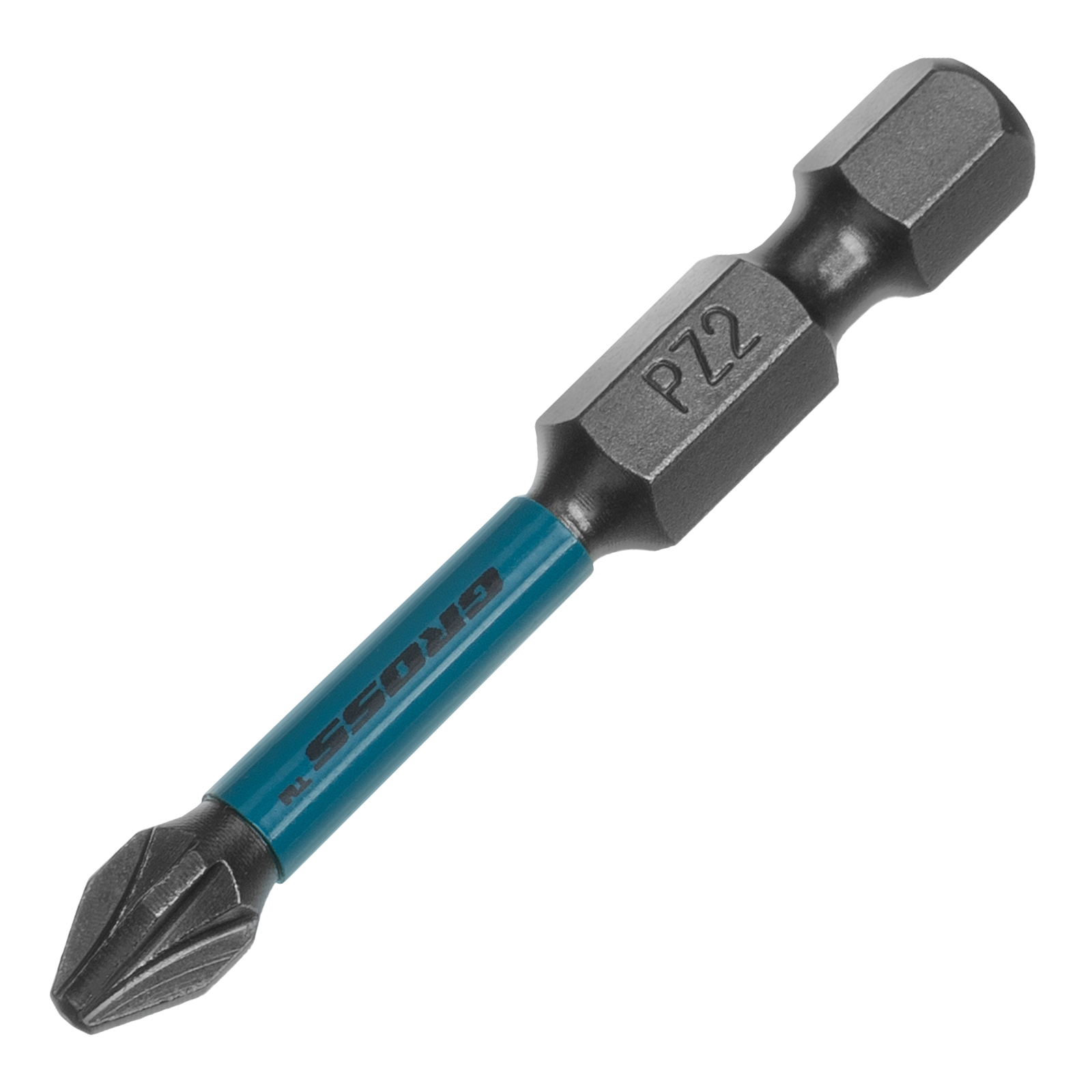 Набор бит торсионных PZ2x50 мм, для ударных шуруповертов, отрывн., 10 шт Gross