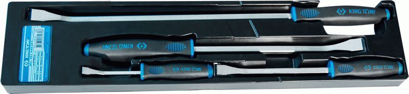Набор слесарных монтировок 204-608 мм, пластиковая рукоятка, 4 предмета KING TONY 9TK014