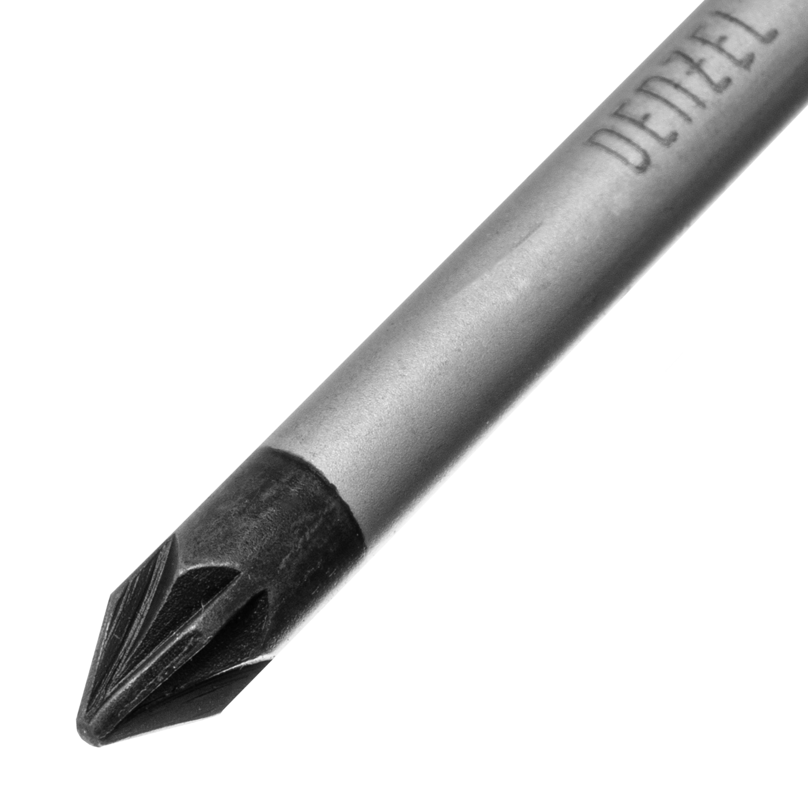 Отвертка, PZ1x75 мм, S2, 3к рукоятка Denzel