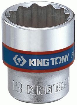 Головка торцевая стандартная двенадцатигранная 3/8", 15 мм KING TONY 333015M