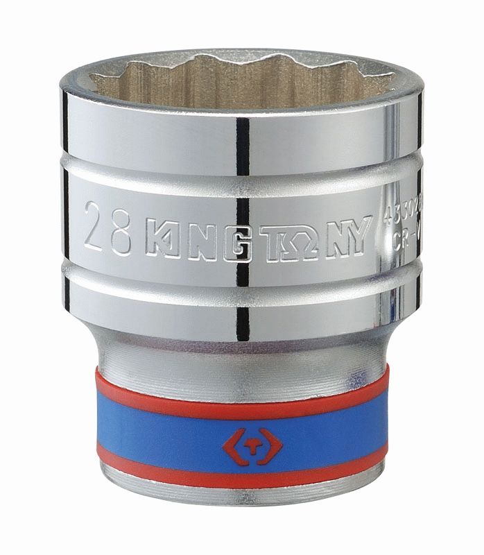 Головка торцевая стандартная двенадцатигранная 1/2", 25 мм KING TONY 433025M