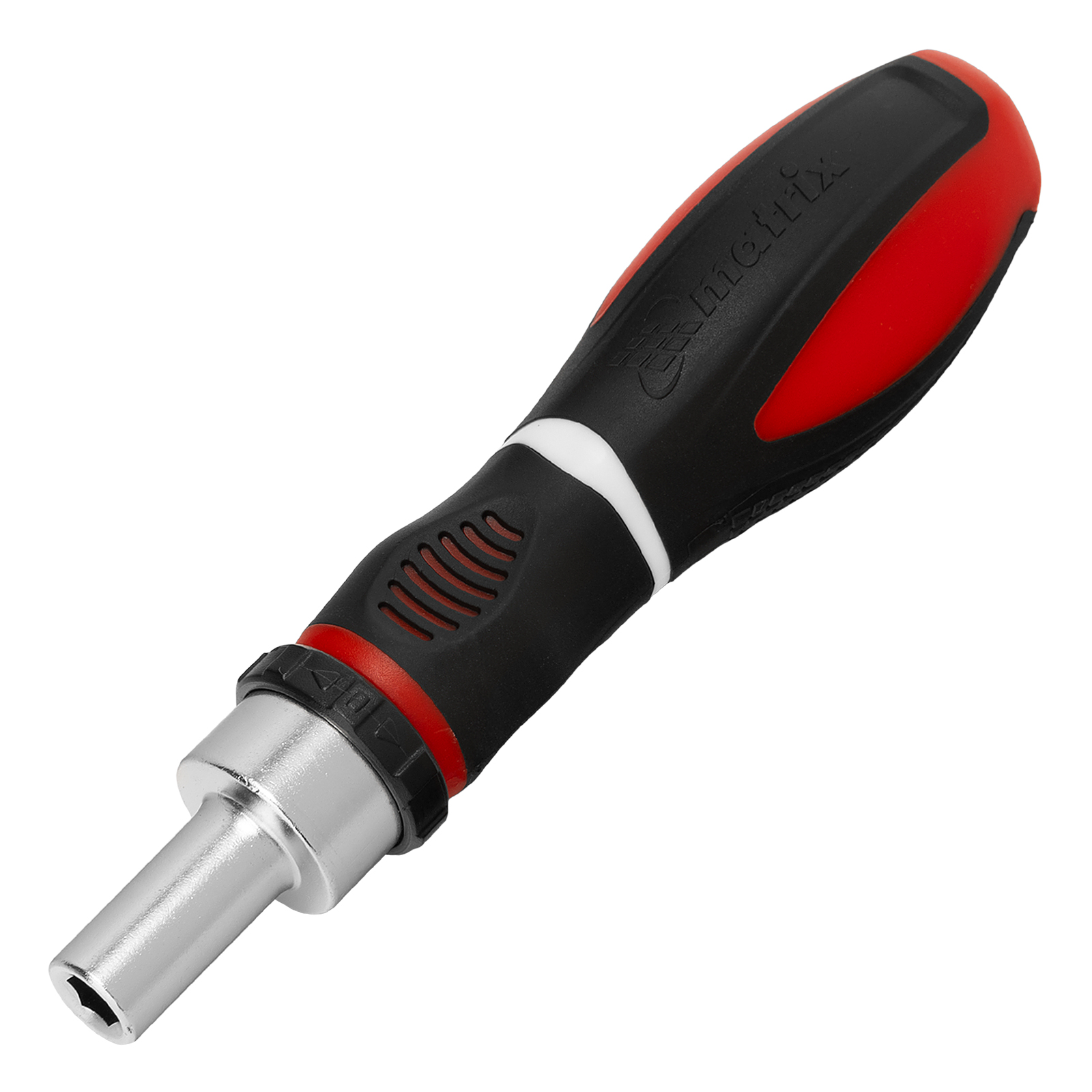 Отвертка реверсивная, набор бит, 11 шт, CrV Matrix