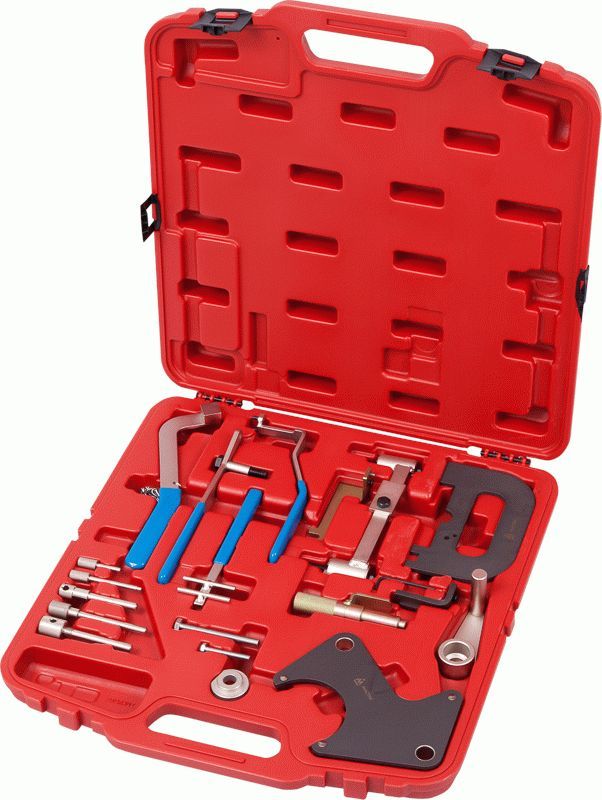 Набор фиксаторов распредвала / коленвала, RENAULT, кейс, 20 предметов МАСТАК 103-21801C