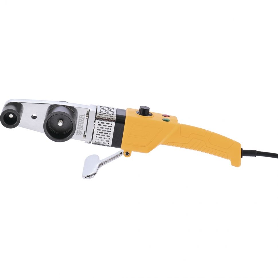 Аппарат для сварки пластиковых труб DWP-800, Х-Pro, 800 Вт, 300 град, комплект насадок, 20-32 мм Denzel