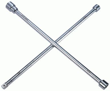 Ключ балонный колесный крестообразный, 700 мм, 3/4", 24, 27, 32 мм KING TONY 19932427