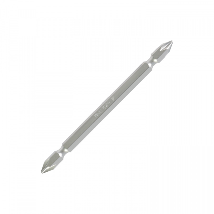 Вставка (бита) торцевая 1/4", Phillips, PH1, L = 110 мм, двухсторонняя, для шуруповерта KING TONY 131101P