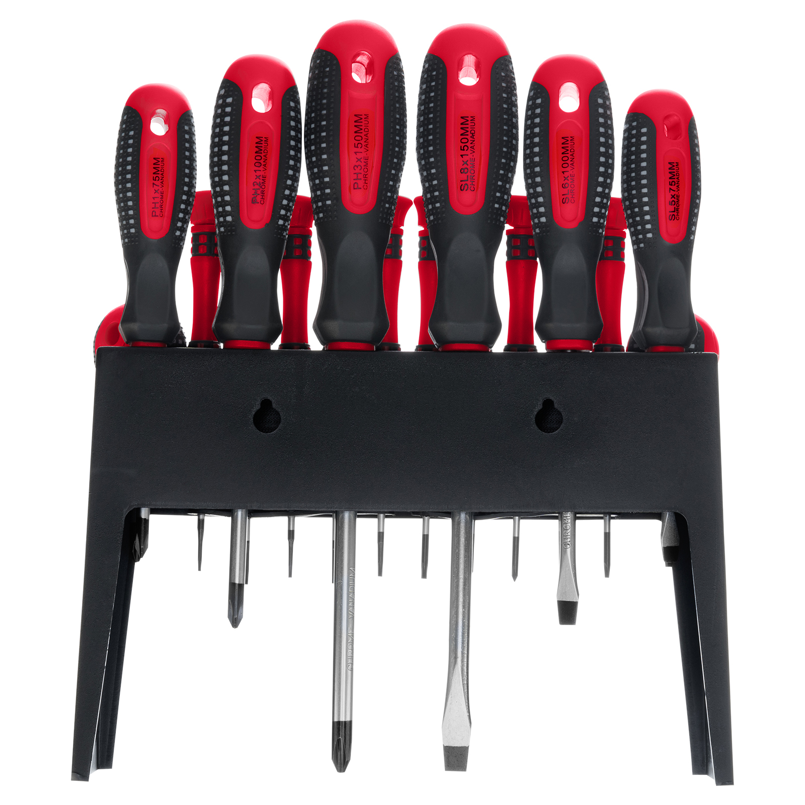 Набор отверток Fusion на подвесной полке 18 шт, CrV Matrix