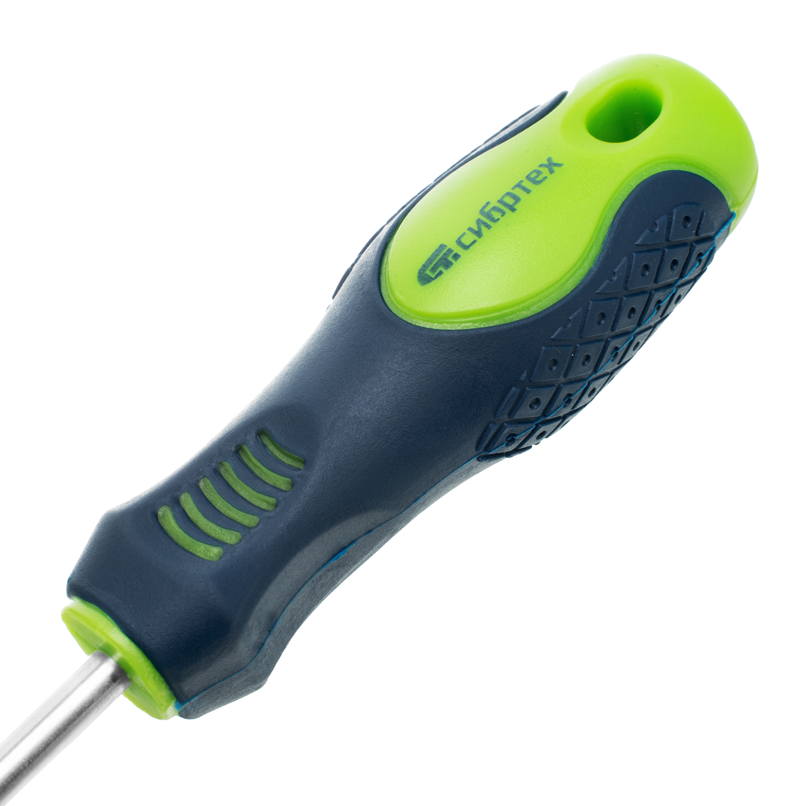 Отвертка, PZ1 х 80 мм, CrV, двухкомпонентная рукоятка Сибртех