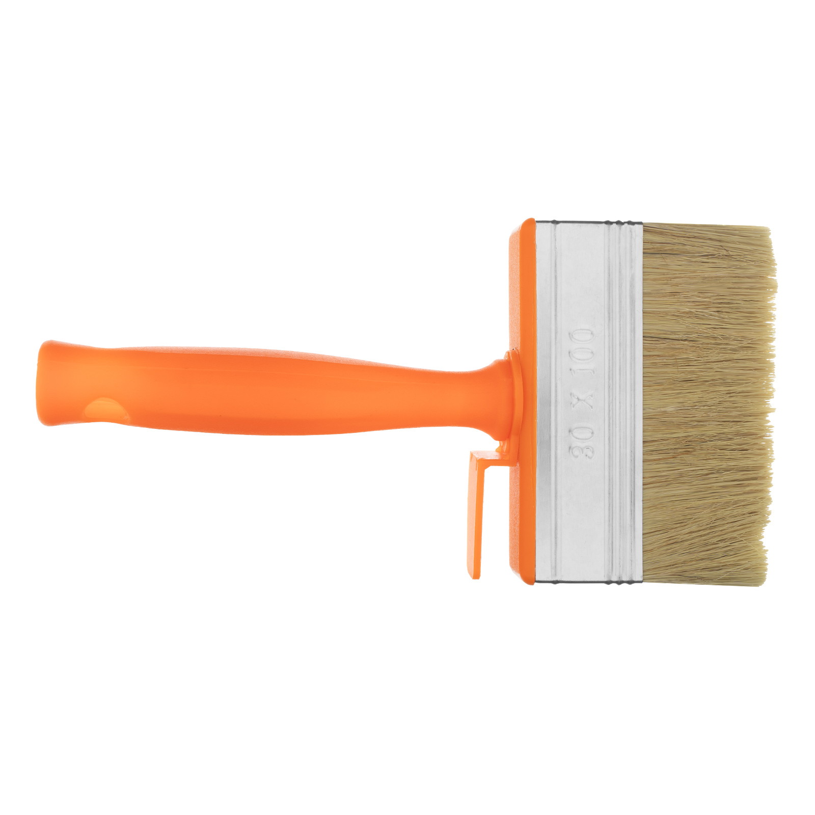 Кисть-ракля, 30х100 мм, натуральная щетина, пластмассовый корпус, пластмассовая ручка Sparta