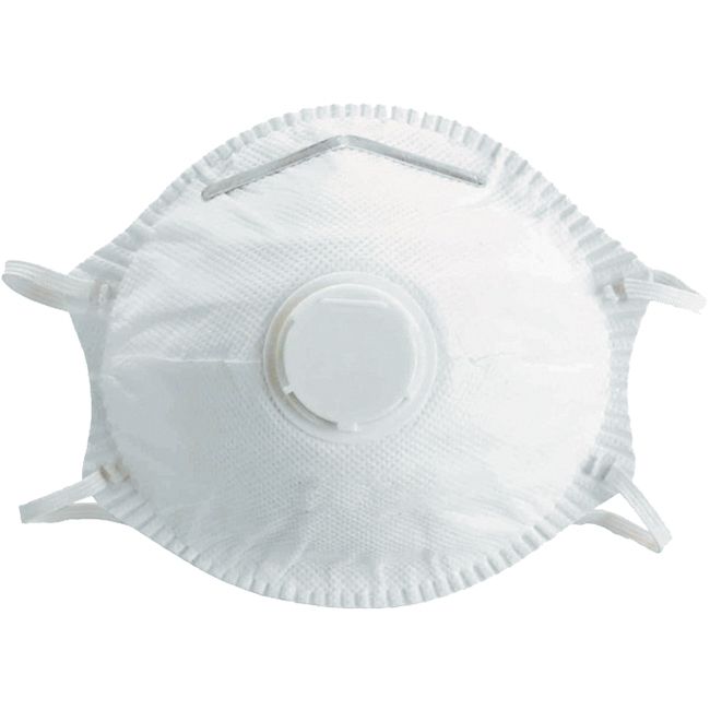 Полумаска фильтрующая (респиратор), формованная, с клапаном выдоха, FFP2 Россия Сибртех
