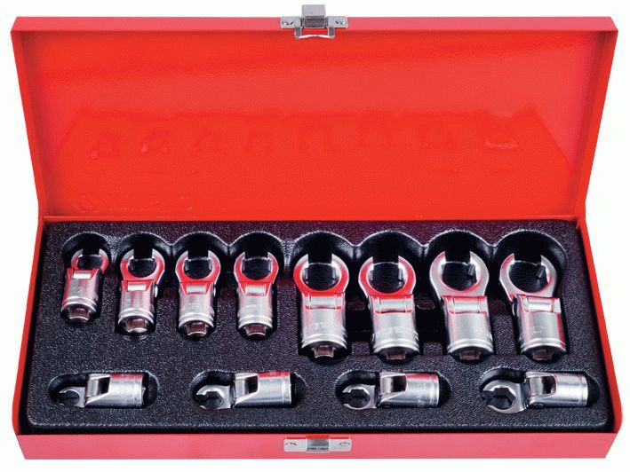 Набор разрезных ключей, 8-19 мм, 12 предметов KING TONY 3612MR