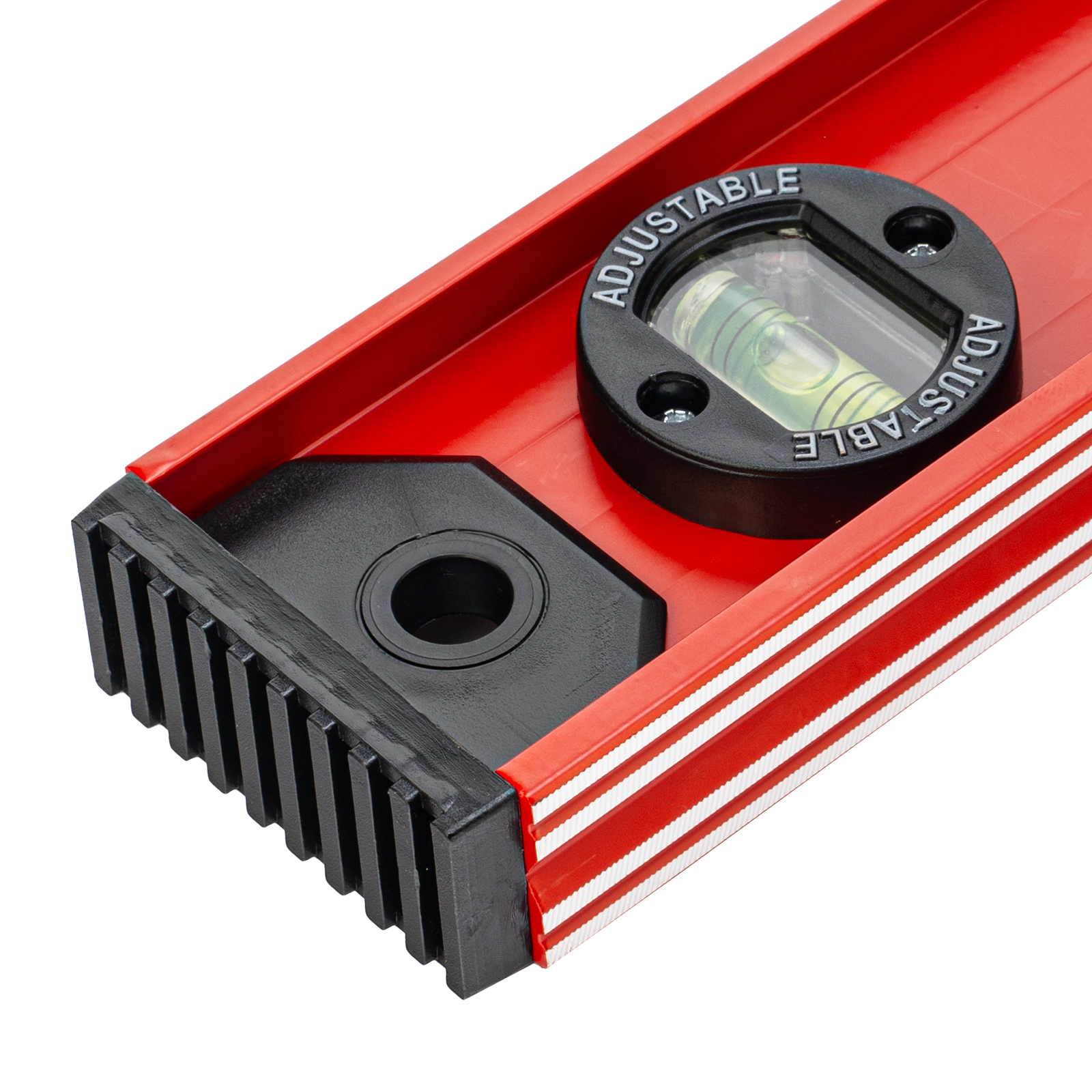 Уровень алюминиевый "Рельс", 1000 мм, 3 глазка, усиленный Matrix