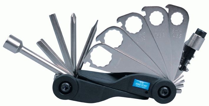 Набор инструментов для ремонта велосипедов, 17 предметов KING TONY 20A17MR