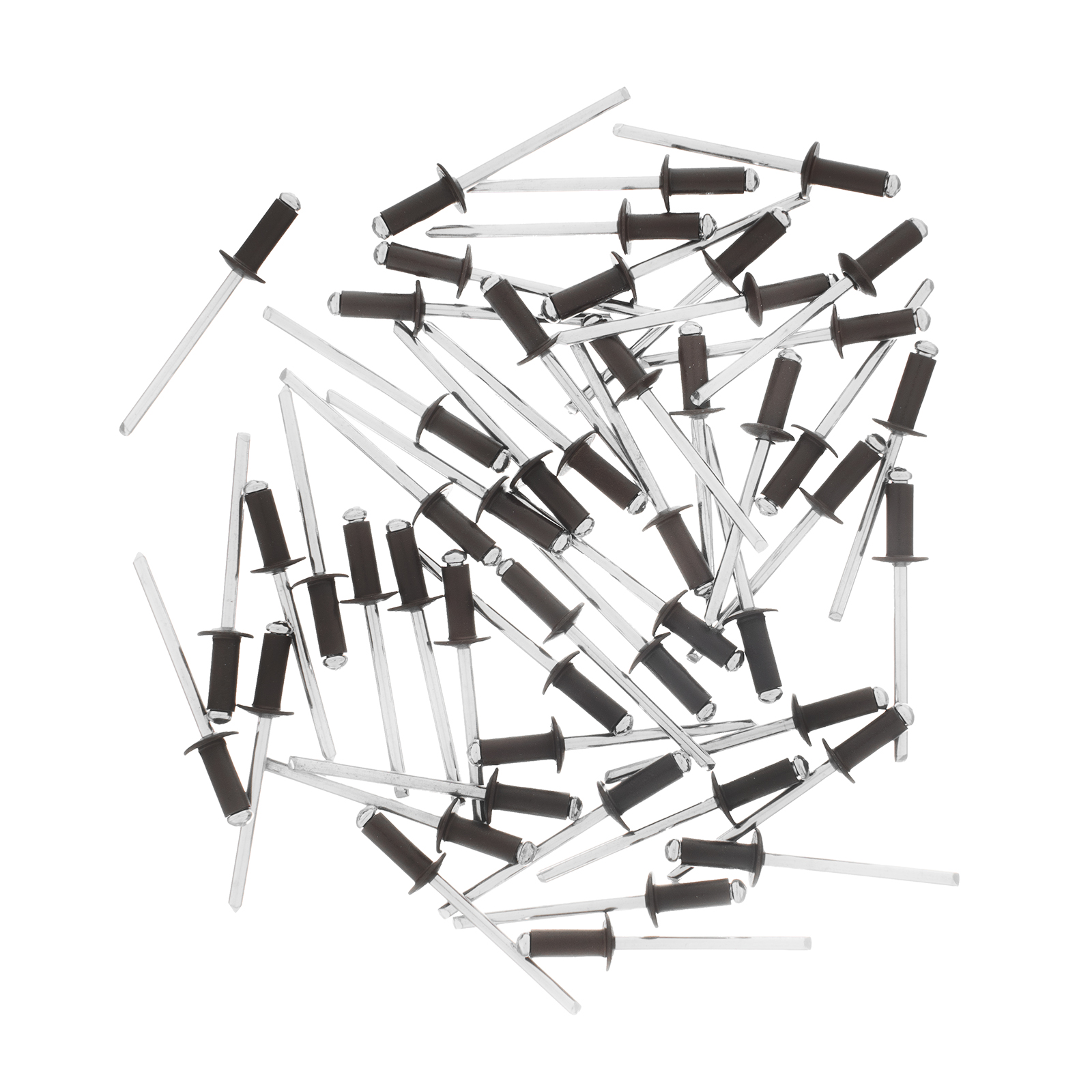 Заклепки 4.0 х 10 мм RAL 8017, темно-коричневый, 50 шт Matrix