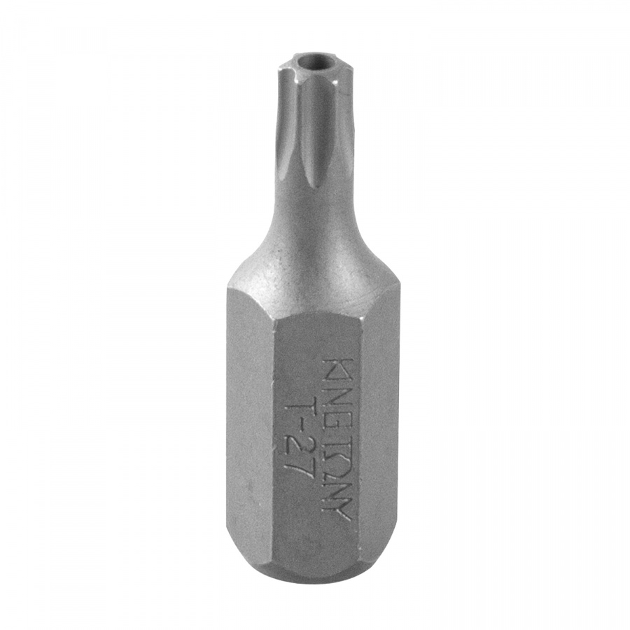 Вставка (бита) торцевая 10 мм, Torx, Т27, L = 36 мм, с отверстием KING TONY 163627U