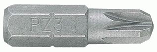 Вставка (бита) торцевая 1/4", Pozidriv, PZ1, L = 25 мм KING TONY 102501Z