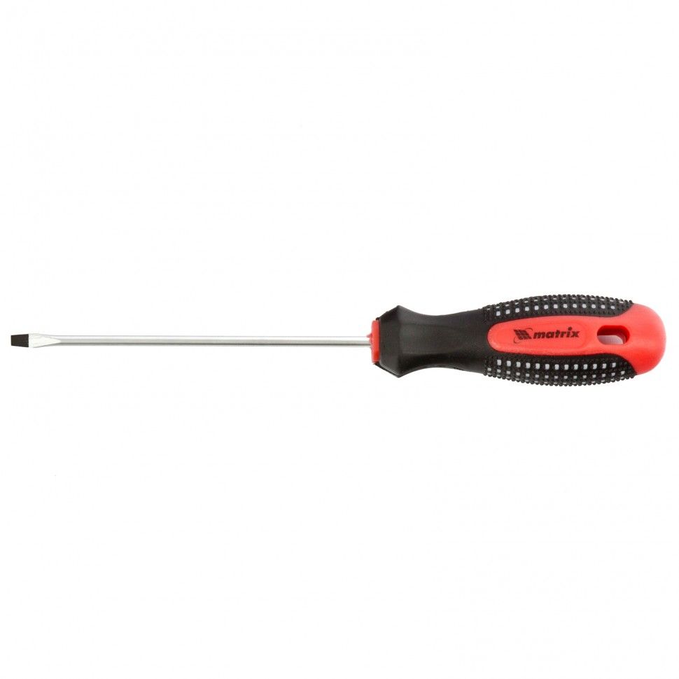 Отвертка Fusion, SL3 х 100 мм, CrV, трехкомпонентная рукоятка "Anti slip" Matrix