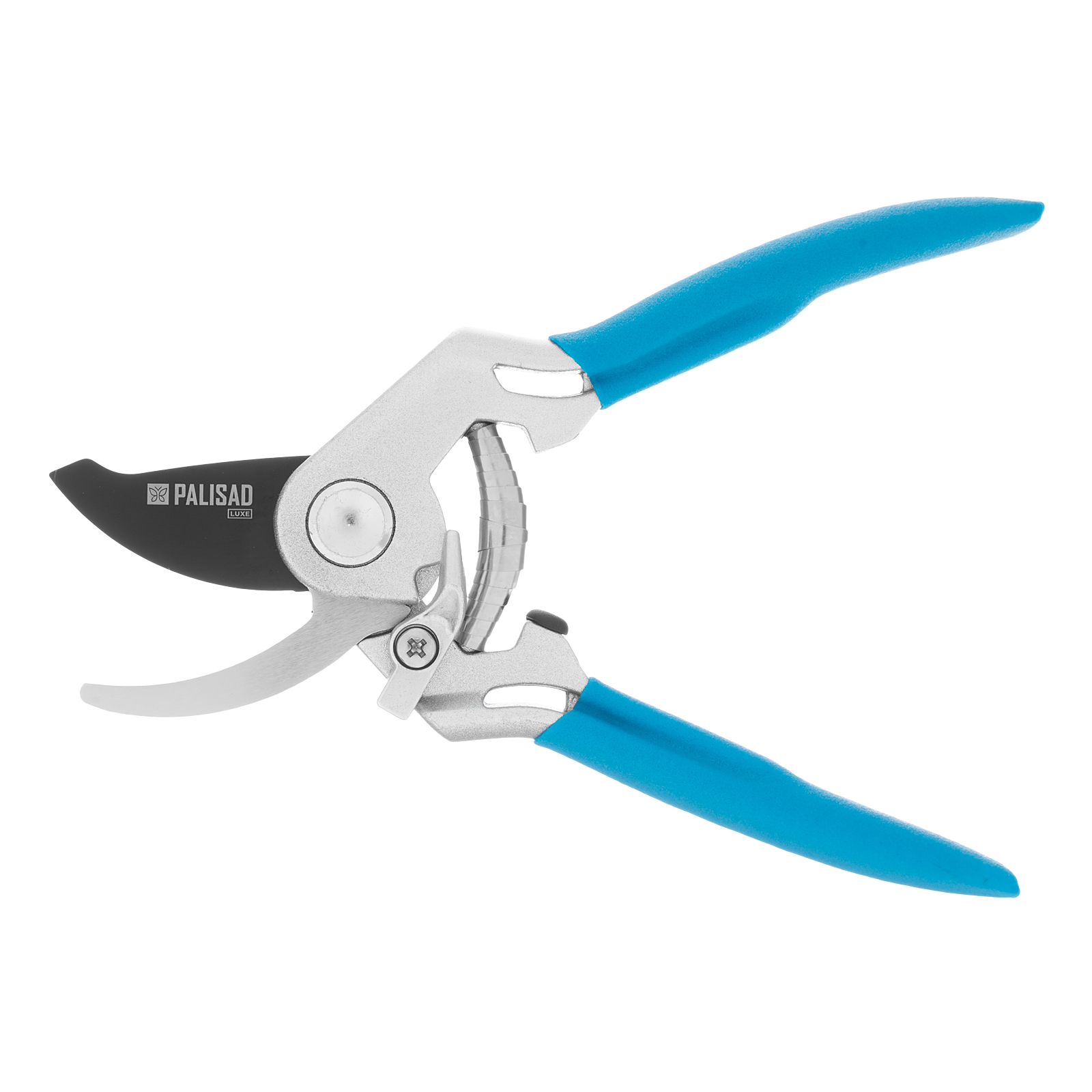 Секатор прямого реза, 205 мм, алюминиевые рукоятки в ПВХ-оболочке, LUXE Palisad
