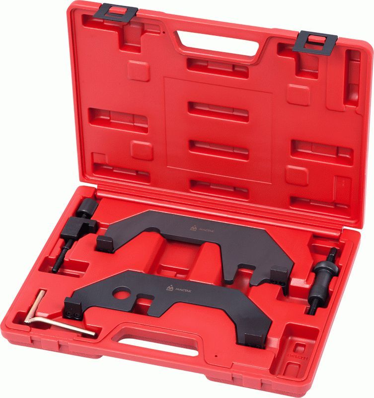 Набор фиксаторов распредвала / коленвала, BMW, кейс, 5 предметов МАСТАК 103-21208C