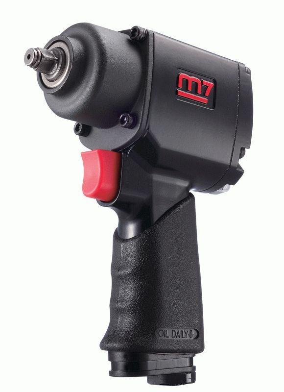 Гайковерт пневматический ударный 1/2'', 542 Нм, компактный MIGHTY SEVEN NC-4210