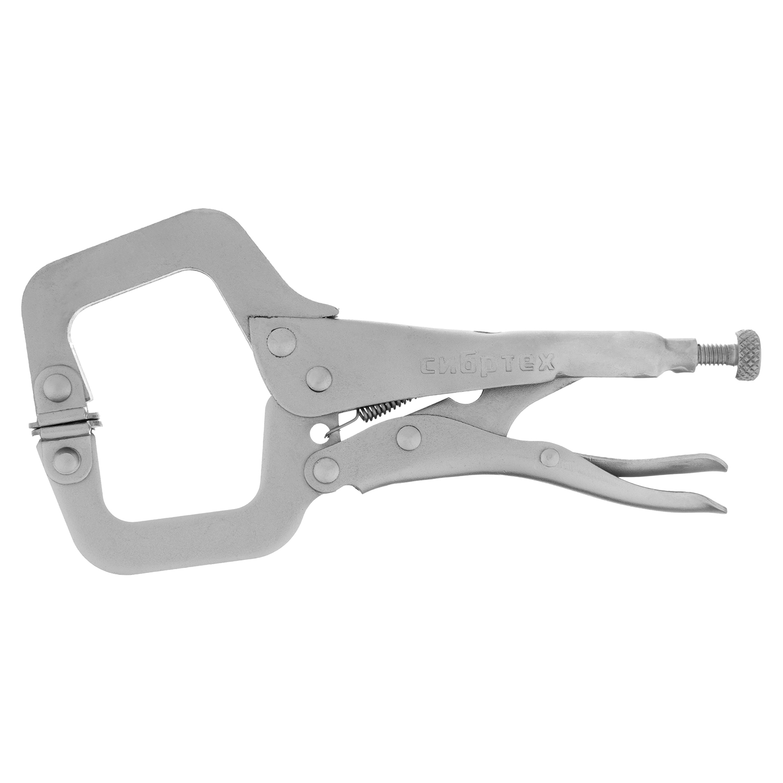Зажим ручной, увеличенный захват, подвижные губки, 170 мм Сибртех