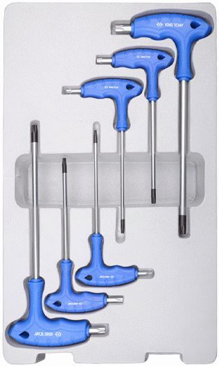 Набор Г-образных Torx, T10-T40, 6 предметов KING TONY 22306PR