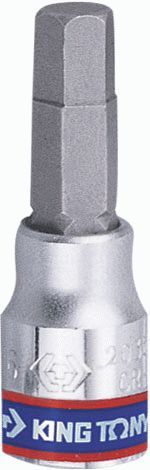 Насадка (бита) торцевая 1/4", Hex, 8 мм, L = 37 мм KING TONY 203508