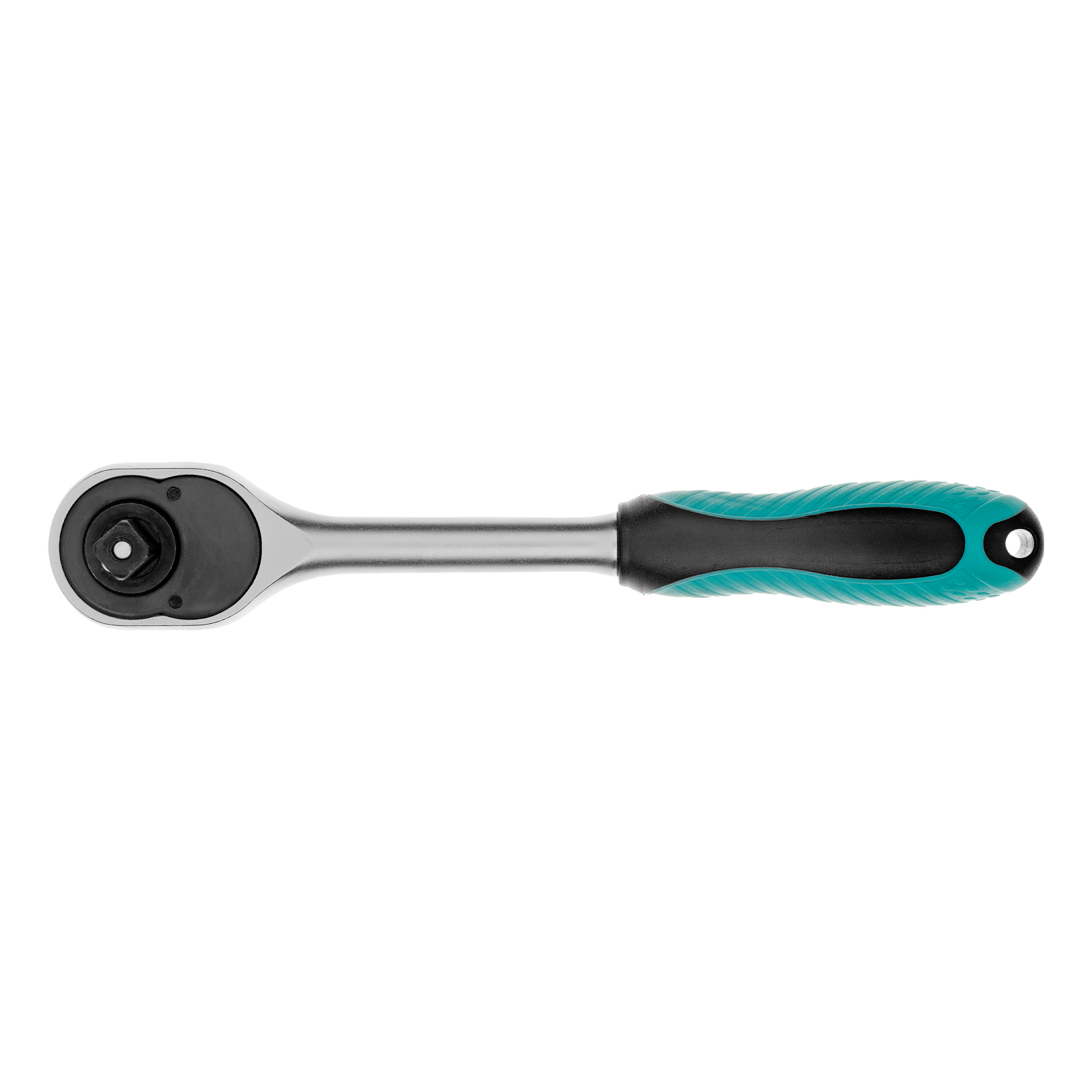 Ключ-трещотка 3/8", CrV, 72 зуба, с быстрым сбросом, матовый хром Stels