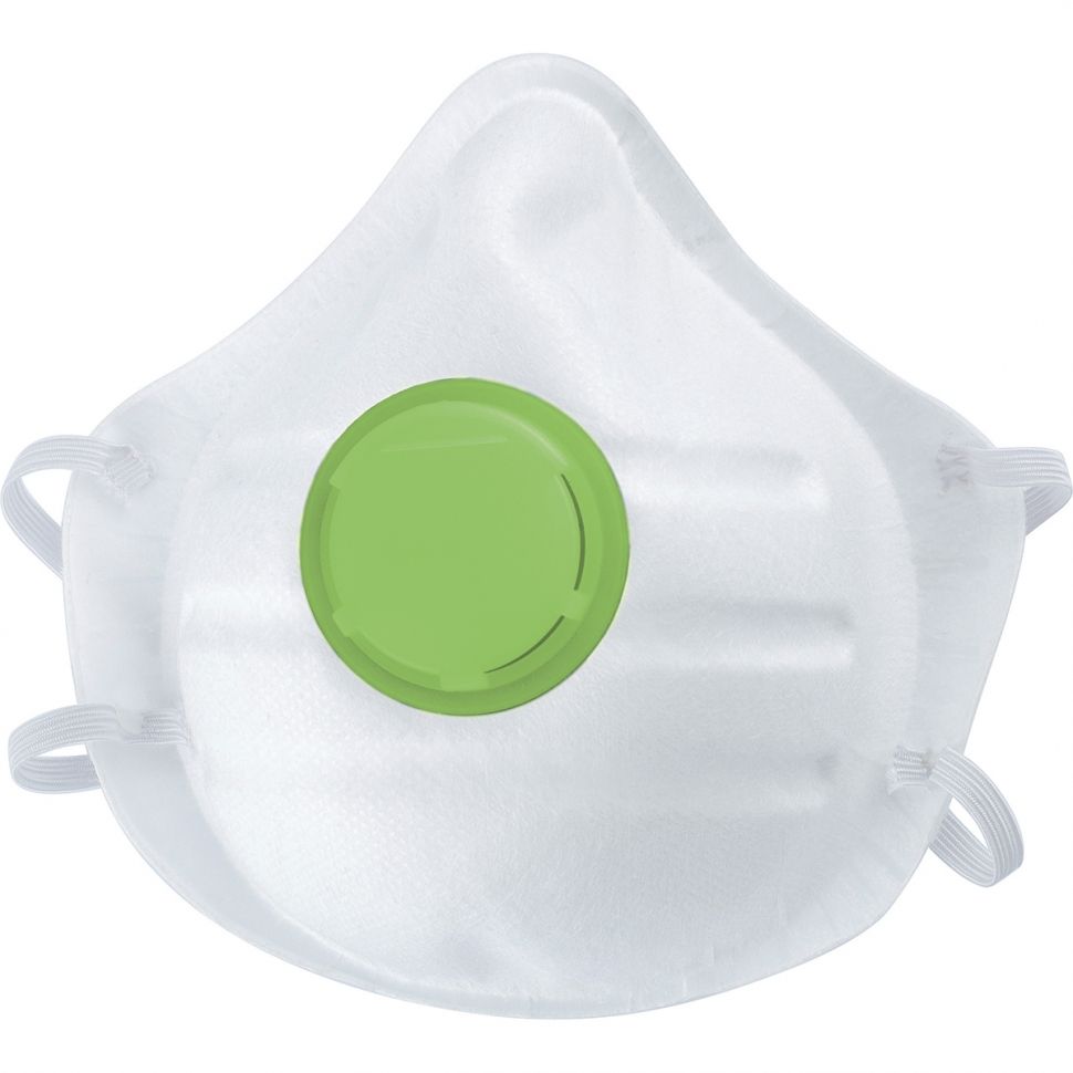 Полумаска фильтрующая (респиратор), с клапаном выдоха, FFP1, 10 шт Россия Сибртех
