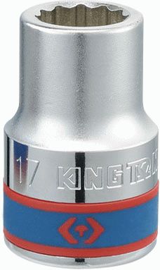 Головка торцевая стандартная двенадцатигранная 3/4", 21 мм KING TONY 633021M