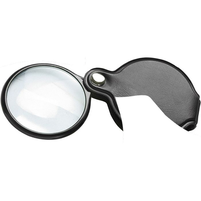 Лупа 2.5 кратная, D 50 мм, складная карманная Sparta