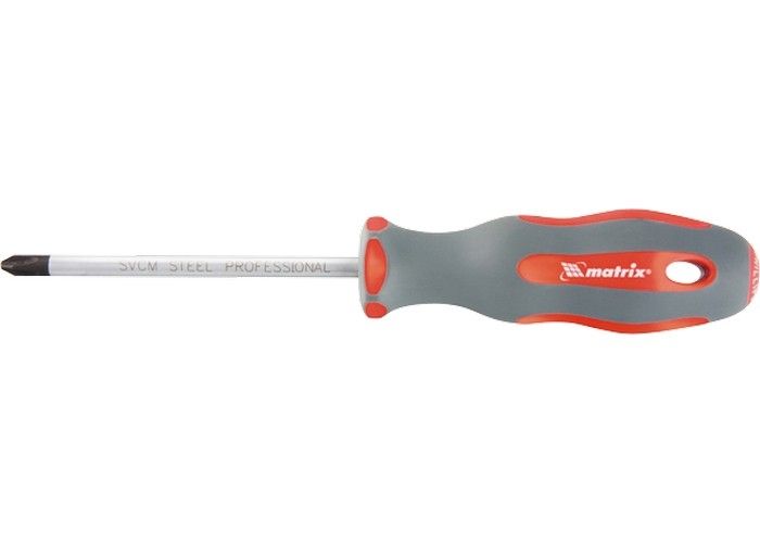 Отвертка Profi, PZ3 х 150 мм, SVСM, двухкомпонентная рукоятка Matrix