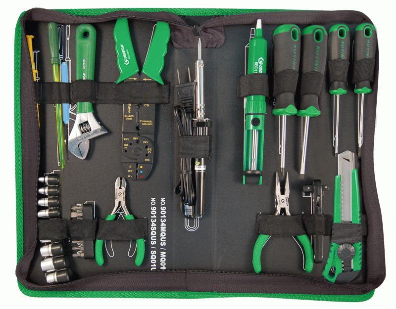 Набор инструментов электронщика метрический, 34 предмета UNISON 90134MQ01US