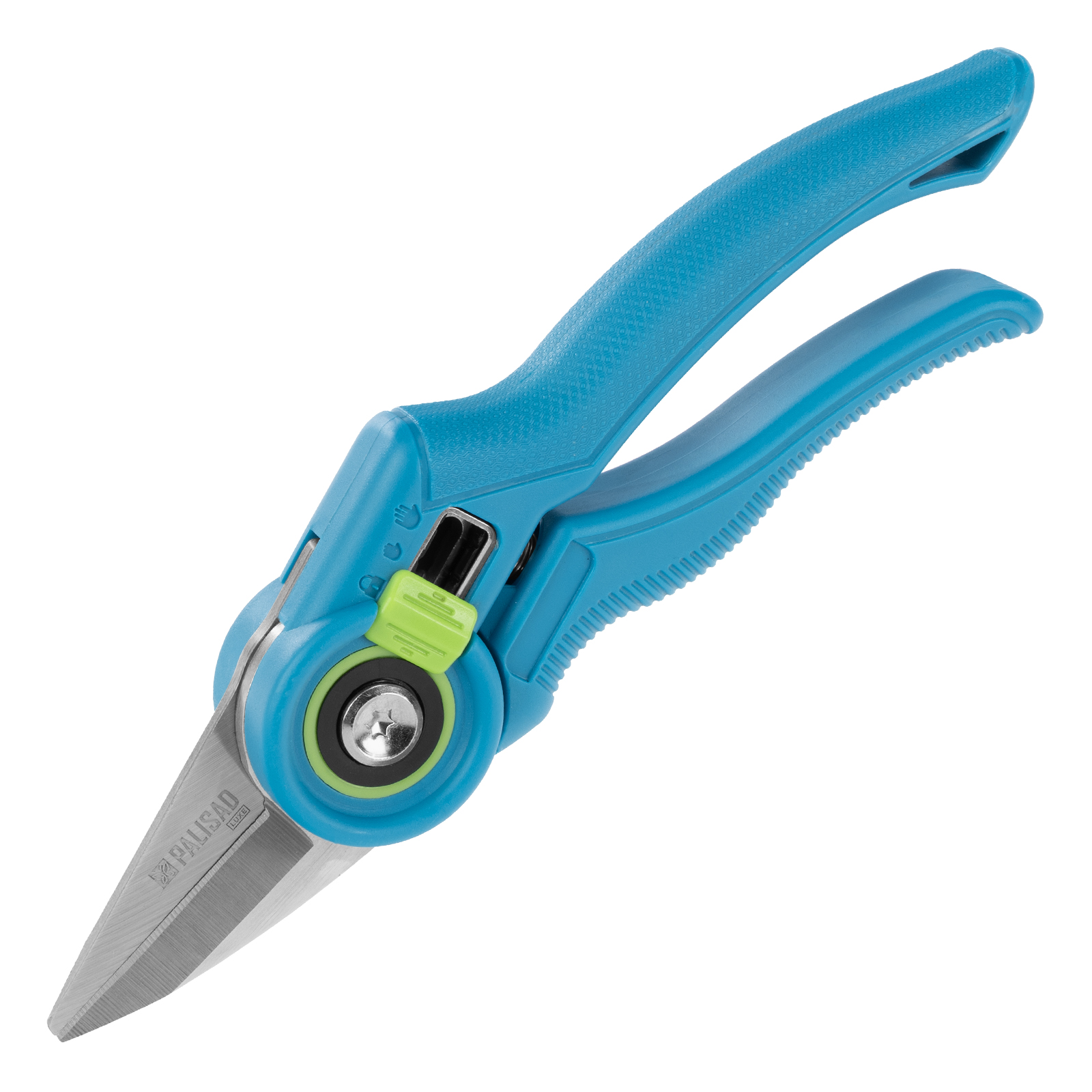 Секатор цветочный, 215 мм, регулировка захвата, пластиковые рукоятки, LUXE Palisad