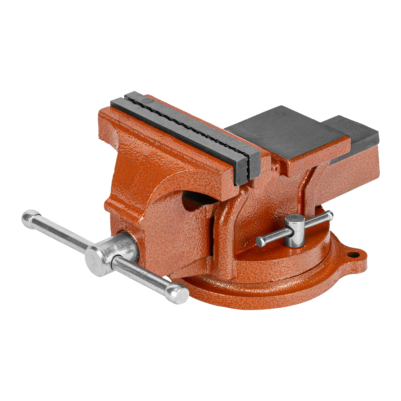 Тиски слесарные, 125 мм, поворотные, с наковальней Sparta