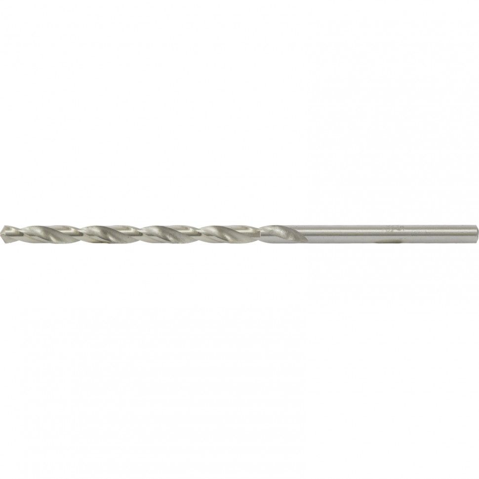 Сверло по металлу, 5.5 х 139 мм, полированное, удл, HSS, 10 шт, цилиндрический хвостовик Matrix
