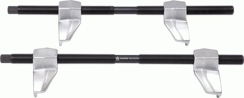 Стяжка амортизаторных пружин, 370 мм, кованая, U-образные держатели, 2 предмета МАСТАК 100-01370