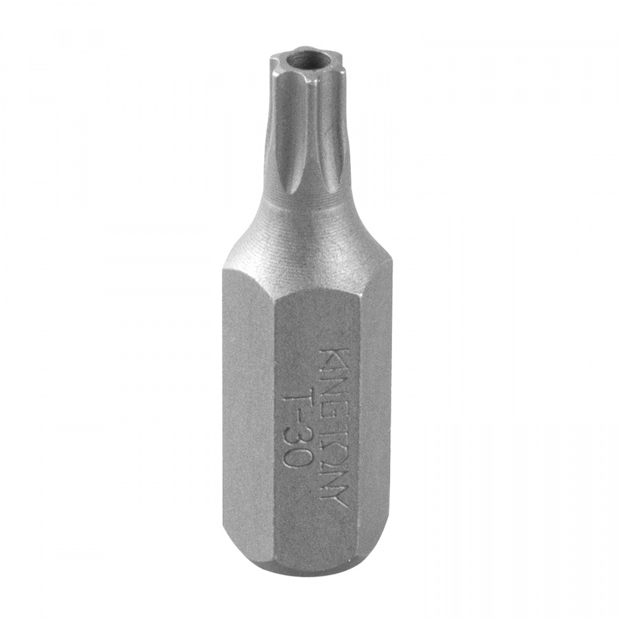 Вставка (бита) торцевая 10 мм, Torx, Т30, L = 36 мм, с отверстием KING TONY 163630U