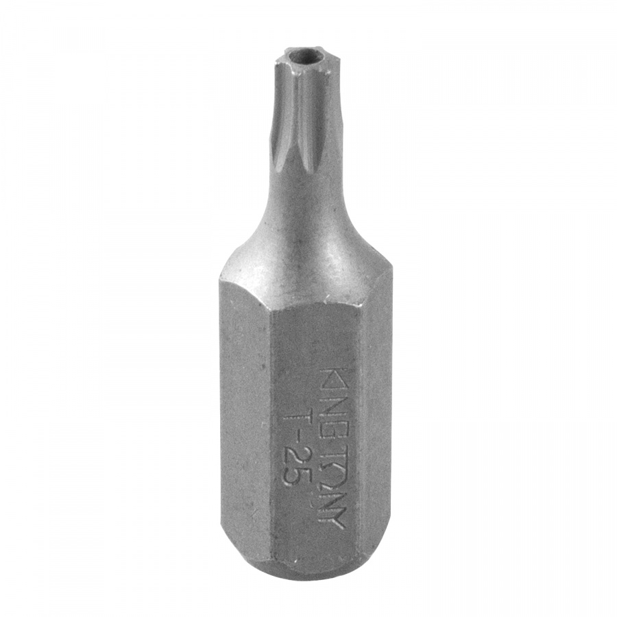 Вставка (бита) торцевая 10 мм, Torx, Т10, L = 36 мм, с отверстием KING TONY 163610U