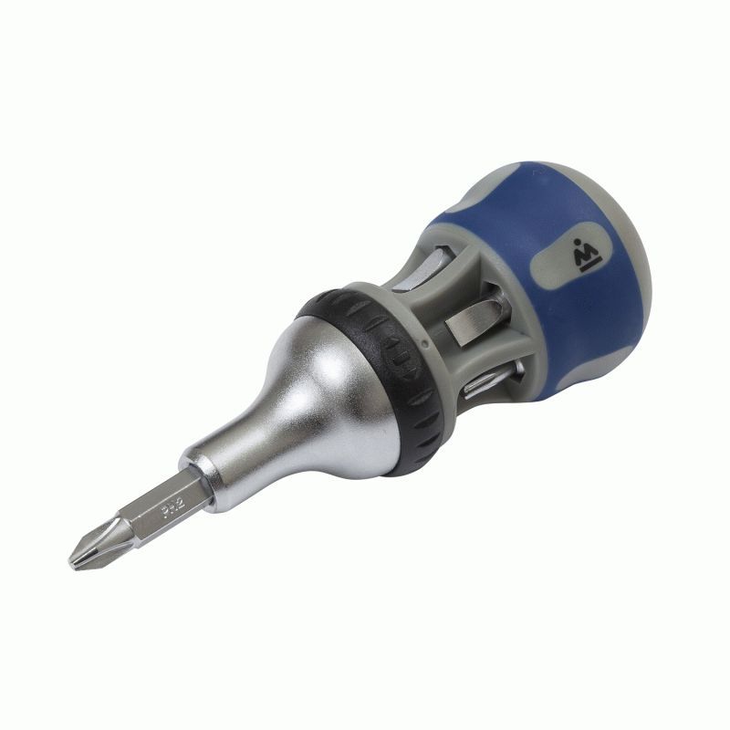 Отвертка со сменными вставками (битами), 7 в 1 МАСТАК 049-7B