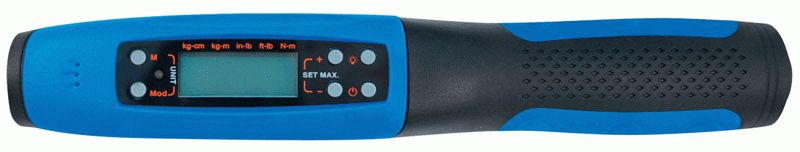 Динамометрический ключ серии "BUZZER", 1/2", 40-200 Нм, цифровой дисплей, кейс KING TONY 34467-1AG